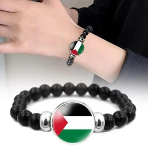 Bracciale Diplomatico Palestinese Bracciale Bandiera Paese Bracciali - Foto 1 di 13