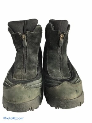 Cabelas Mujeres Caminar Senderismo Botas Negro Gamuza Tobillo Cremallera Aislante Ultra 6 M Foto 1 de 4