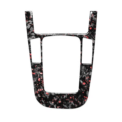 Auto Carbon Fiber Gear Shift Lever Panel Trim for Audi A4 B8 S4 RS4 2009-2012 - Image 1 of 4