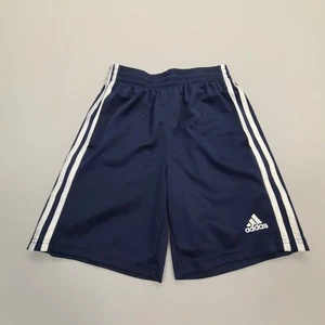 Adidas Shorts Boys Medium Blue Athletic Training Comfort Youth Kids - Picture 1 of 10