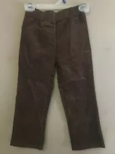 Boy's Wendy Bellissimo -Size 24 Brown Casual Pants w/ Elas Waist-17" x 14.5" SL - Picture 1 of 3