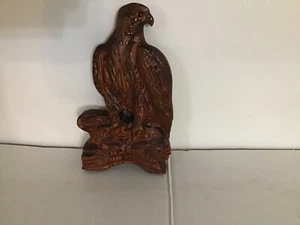 Vintage 10" Holz Adler geschnitzte Plakette Skulptur PREIS VORSCHLAGEN! - Bild 1 von 2
