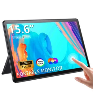 Occasion | Moniteur portable 15,6 pouces écran tactile IPS Full HD USB C HDMI - Photo 1/12