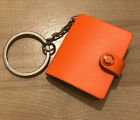 1 X Micro Filofax Pocket Key Ring Organiser - Bright Orange - Small Kid Size NEW