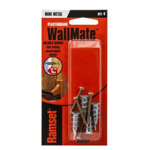 Ramset Zinc Mini Wallmate And Screw Up to 5Kg R466464 - Picture 1 of 2