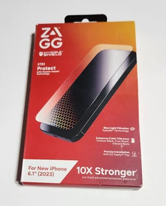 NEW ZAGG InvisibleShield XTR3 Glass Screen Protector Apple iPhone 15 - SEALED - Picture 1 of 6