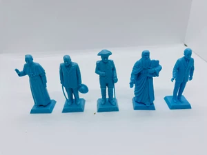 Marx Historical 60mm "Pulverblau" Kunststoff Figuren - Churchill, Papst, Napoleon, - Bild 1 von 2