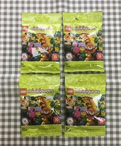 Lego minifigures series 19 unopened sealed random mystery blind bags packs x4 - Picture 1 of 2