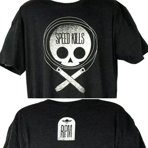 Crossfit RPM Speed Kills Skull Jump Rope T-Shirt size 2XL Mens Fitness Workout - Picture 1 of 5