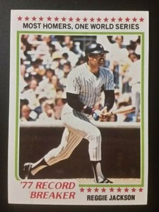 1978 Topps Reggie Jackson RB #7 - Yankees HOF - 10+ Items Ship FREE!