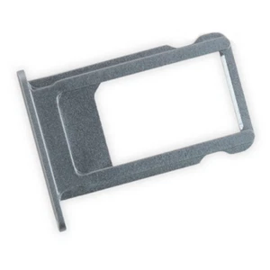 Sportellino Sim-card Argento per Nero Apple iPhone 6S Plus - Foto 1 di 1