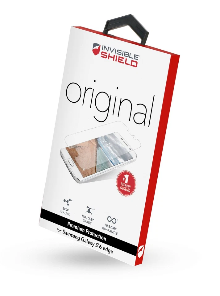 Zagg Samsung Galaxy S6 Edge Invisible Shield Original Screen Protector  - Image 1 of 2