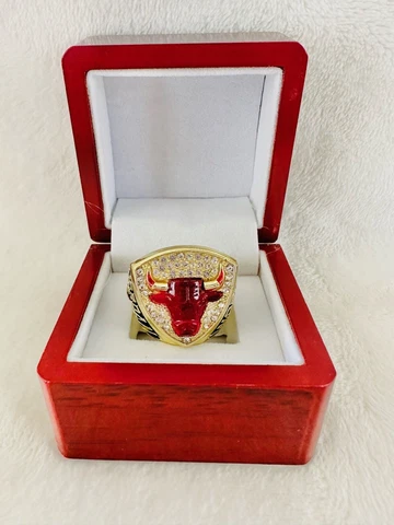 1993 Chicago Bulls Basketball Championship Ring W Box, 🇺🇸 SHIP, JORDAN Cover