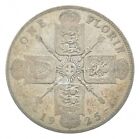 SILVER - WORLD COIN - 1925 Great Britain 1 Florin - World Silver Coin *755