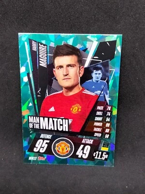 Harry MAGUIRE Man of the Match TOPPS MATCH ATTAX MM12 Champions League 2021 - Photo 1/2