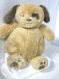 LITTLE MIRACLES MARRÓN BEIGE CACHORRO PERRO REDONDO PELUCHE PELUCHE SUAVE Fat Tummy 13” - Imagen 1 de 14