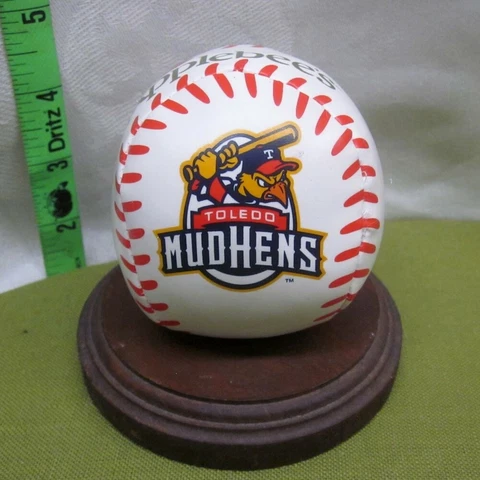 TOLEDO MUDHENS soft baseball 2014 novelty Muddy mascot Rawlings toy Applebee’s Cover