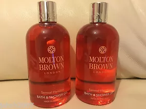 Molton Brown 2 x 300 ml Sensual Hanaleni Bath & Shower Gel NEU - Bild 1 von 1