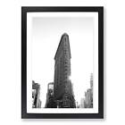 Flatiron Building New York City (1) Wall Art Print Framed Canvas Picture Poster