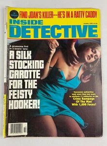 Inside Detective Magazine, October 1983, Vintage True Crime Stories, Pulp - Foto 1 di 4