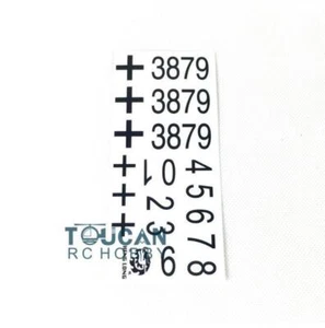 US Stock Plastic Henglong Sticker Label For 1/16 7.0 RC RTR Tank Panther G 3879 - Picture 1 of 1