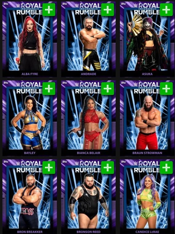 [DIGITAL] Topps Slam - Royal Rumble 25 S1 - Base Purple - Pick - Image 1 of 1