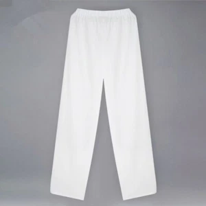Vintage Thicken Hanfu Unisex Men WomenWhite Tops Pants Traditional Chinese Under - Picture 1 of 21