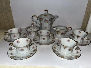 Vintage Bavaria Winterling Demitasse Tea Set Germany - Picture 1 of 14