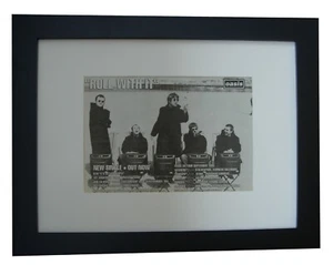 OASIS+ROLL WITH IT+QUALITY FRAMED ORIGINAL MUSIC PRESS AD 1995+FAST WORLD SHIP - Imagen 1 de 8