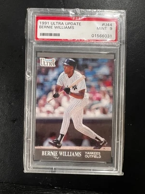1991 Fleer Ultra Update Bernie Williams #U-44 PSA 9 - Image 1 of 2