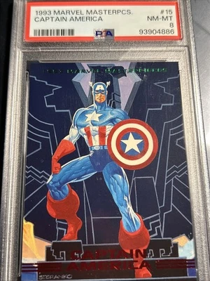 Captain America - 1993 Skybox Marvel Masterpieces #15 - Image 1 of 2