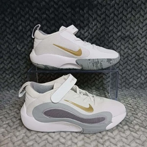 Nike IsoFly PS White Grey Gold FQ7670-100 Size Youth 13C New - Picture 1 of 9
