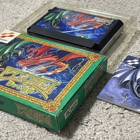 Dragon Scroll W/Box Manual Famicom FC NES Retro Rare Good Used Game NTSC-J JP