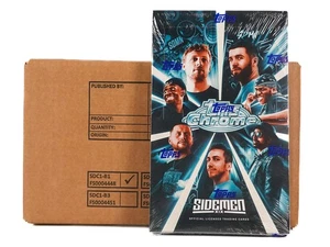2024 TOPPS X SIDEMEN CHROME SOCCER HOBBY 12-BOX CASE - Picture 1 of 12