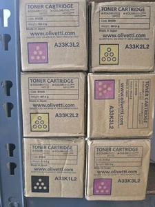 NEUF OLIVETTI D-COLOR MF222 MF282 MF362 MF452 MF552 PLUS TAMBOUR B1045 TONERS X6 - Photo 1/2
