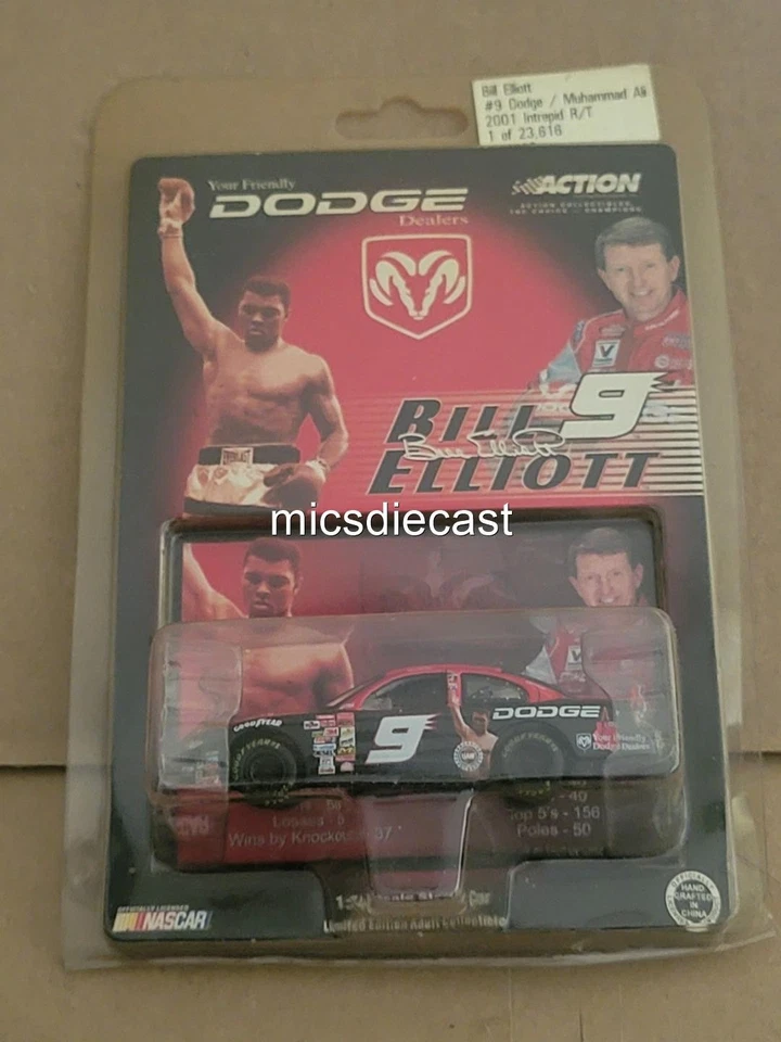 Bill Elliott #9 2001 concesionarios Dodge Ali acción diecast 1:64 EMS Foto 1 de 1