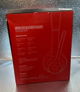 MPOW HC5 Office Trucker Bluetooth 5.0 Headset Noise Cancelling - BH359A - Picture 1 of 5