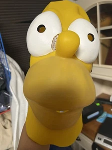 Homer Simpson Disguise Halloween Latex Mask 2018 Matt Groening Fox  Halloween - Picture 1 of 5