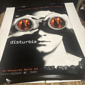 Original Theater Promo Movie Poster “Disturbia” Double Sided 48x70 - Picture 1 of 13