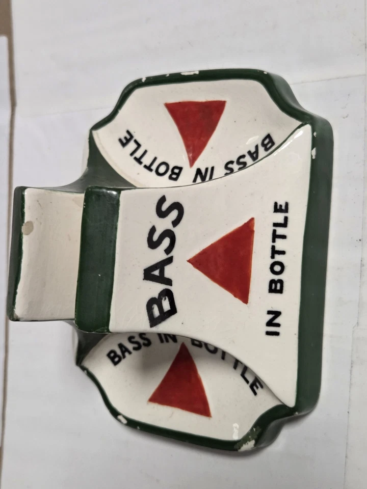 Fantastic Condition Matchbox Holder/Ashtray Advertising Bass In Bottle - 1900s - Image 1 of 4