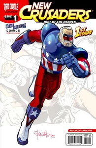 New Crusaders #1B FN; Red Circle | Blue Ribbon Hero Variant - w/Bag+Board - Picture 1 of 1