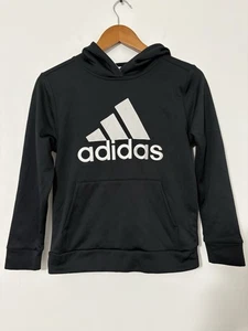adidas Originals Kid's Trefoil Hoodie Medium - Black 10/12 - Picture 1 of 5