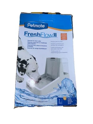 Petmate Fresh Flow II 170 унций очищающий воду ветеринар фонтан для домашних животных 24819 LG напиток для собак - Изображение 1 из 4