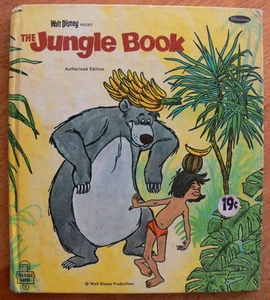 Vintage Whitman Tell-a-Tale Book ~ WALT DISNEY'S THE JUNGLE BOOK ~ Great! - Imagen 1 de 17