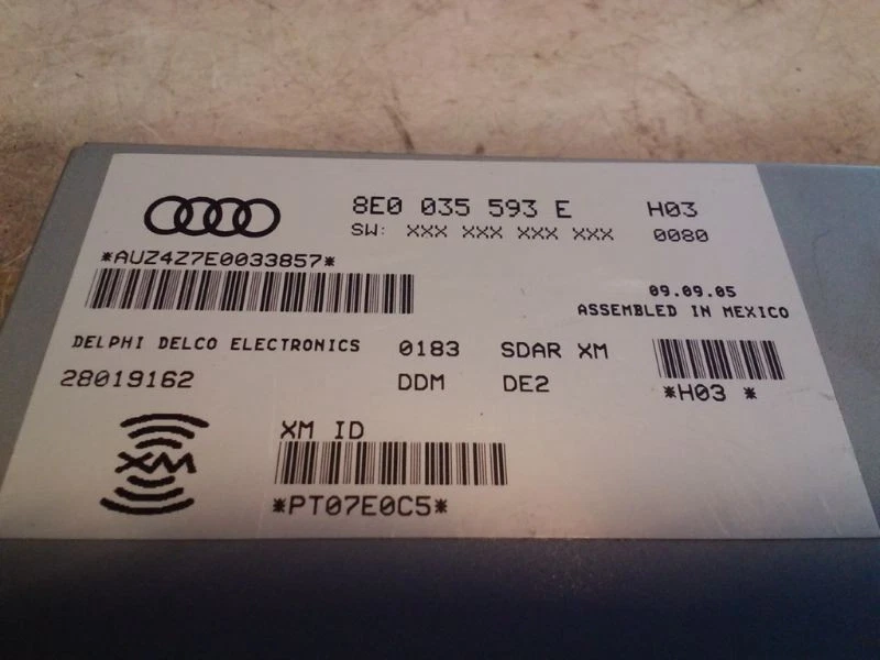 Unidad de control de radio satélite para equipos de audio Xm compatible con 06-10 PASSAT 281723 Foto 1 de 4