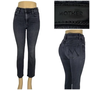 MOTHER The Mid Rise Dazzler Ankle Deep End Dark Wash Black Slim Jeans Damen 28 - Bild 1 von 14