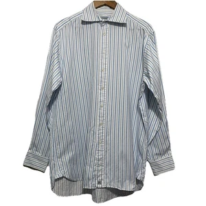 Burberry London Herren Hemd Größe 16 | 41 Gestreift Preppy Karriere Büro - Bild 1 von 7