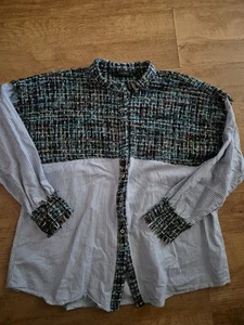 CAMICIA DONNA ZARA BASIC MAGLIA GRANDE - Foto 1 di 6