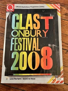 Leonard Cohen Amy Winehouse 2008 Glastonbury Festival Programm Q The Verve - Bild 1 von 5