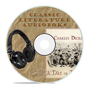 A TALE OF TWO CITIES, CHARLES DICKENS, MP3 CLASSIC AUDIOBOOK LITERATURE CD A06 - Foto 1 di 1
